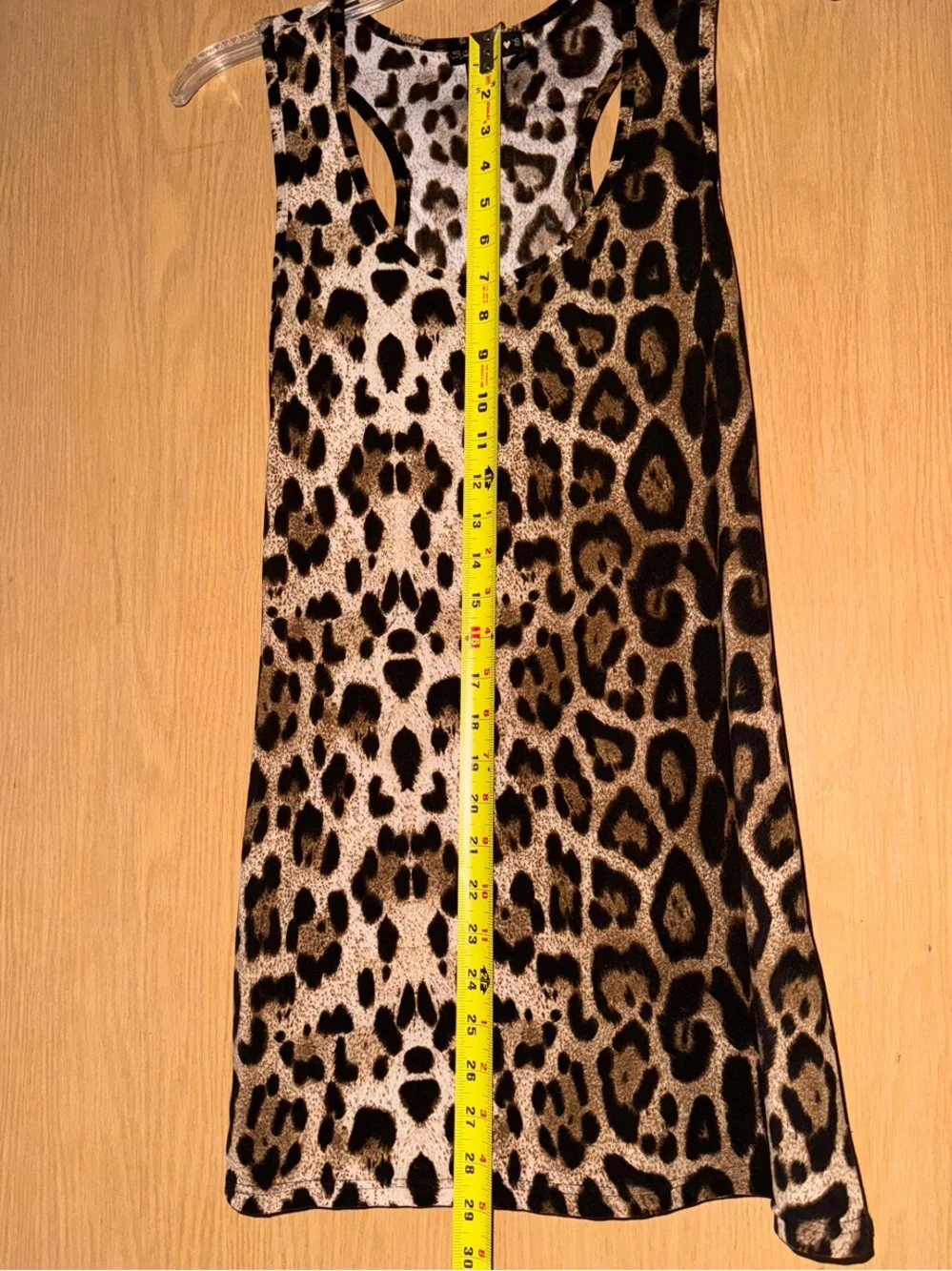 Leopard Print Racerback Tunic Tank - Picture 7 of 8